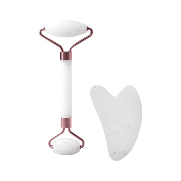 Kit Rodillo Facial y Gua Sha