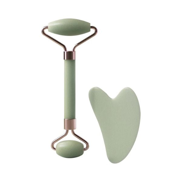 Kit Rodillo Facial y Gua Sha